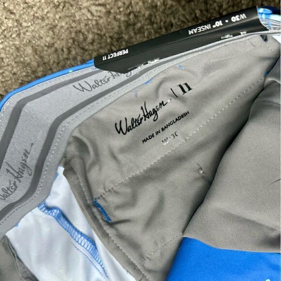 Walter Hagen Perfect 11 Men's Size 30 Wide 10” Inseam Golf Shorts New Palm Club - Picture 9 of 9